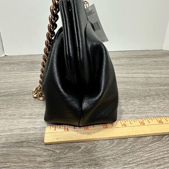 JESSICA SIMPSON GOLD CHAIN CHELSEA CLUTCH PURSE NWT - Picture 4 of 12